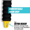 imageInvisible Glass 95160 Reach ampamp Clean Glass Windshield Cleaner Tool Kit With Extendable Handle 2 Reusable Quick Change Microfibers and Storage Bag for Auto Windshield Trucks SUVs RVs and Windows