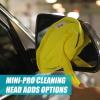 imageInvisible Glass 95164 Reach and Clean Tool WetDry Pro Window and Windshield Wand Glass Cleaning Tool has Extendable Handle and Washable Reusable Microfiber Cloth for Auto Interior and Exterior GlassWet Dry Pro