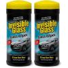 imageInvisible Glass 90166 Large Glass Cleaning Wipes for StreakFree Windows Mirrors and Glass LintFree AmmoniaFree TintSafe for Home and Auto Canister 28 Wipes Pack of 128 Count Pack of 2