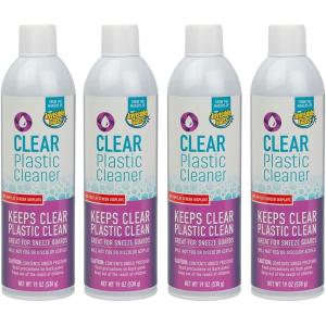 imageInvisible Glass 91014 Clear Plastic Cleaner  Cleans and Protects Plastic on Electronics Appliances Eyewear Cars Trucks RVs Boats ampamp More  Helps Prevent Fog and Static  19 oz19 Ounce Pack of 4