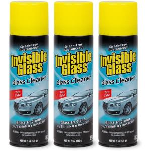imageInvisible Glass 911642PK Premium Aerosol Glass and Window Cleaner for Auto and Home Cleans Glass Windows Windshields and More StreakFree AmmoniaFree TintSafe 19 oz Pack of 219 Ounce Pack of 3