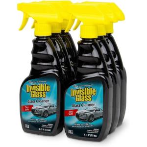 imageInvisible Glass 921633PK Premium Glass and Window Cleaner for Auto and Home Cleans Glass Windows Windshields and More StreakFree AmmoniaFree TintSafe 16 fl oz Pack of 316 Fl Oz Pack of 6