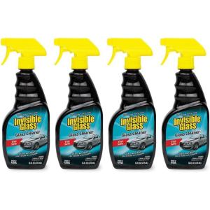 imageInvisible Glass 921633PK Premium Glass and Window Cleaner for Auto and Home Cleans Glass Windows Windshields and More StreakFree AmmoniaFree TintSafe 16 fl oz Pack of 316 Fl Oz Pack of 4
