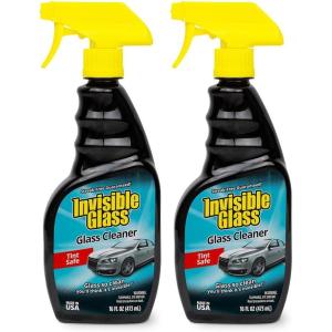 imageInvisible Glass 921633PK Premium Glass and Window Cleaner for Auto and Home Cleans Glass Windows Windshields and More StreakFree AmmoniaFree TintSafe 16 fl oz Pack of 316 Fl Oz Pack of 2