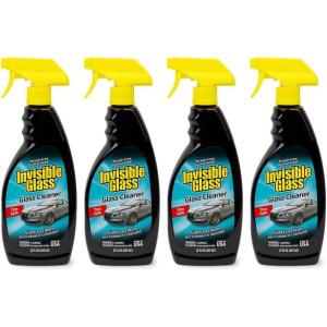 imageInvisible Glass 921644PK Premium Glass and Window Cleaner for Auto and Home Cleans Glass Windows Windshields and More StreakFree AmmoniaFree TintSafe 22 fl oz Pack of 4