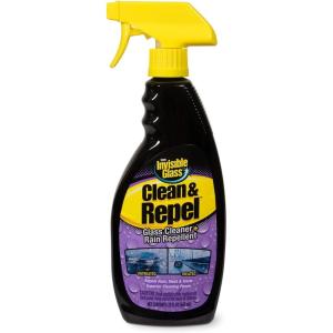 imageInvisible Glass 921842PK Premium Glass Cleaner with Rain Repellent for Exterior Automotive Glass and Windshields to Shield Against Rain Snow and Sleet 22 Fl Oz Pack of 222 Fl Oz Pack of 1