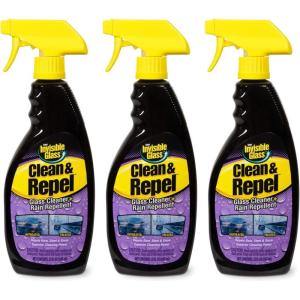 imageInvisible Glass 921842PK Premium Glass Cleaner with Rain Repellent for Exterior Automotive Glass and Windshields to Shield Against Rain Snow and Sleet 22 Fl Oz Pack of 222 Fl Oz Pack of 3