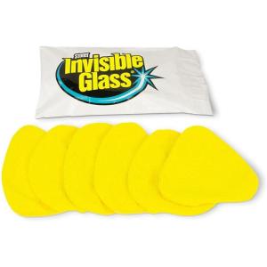 imageInvisible Glass 95183 Original Reach and Clean Tool Replacement Elastic Microfiber Bonnets Pack of 3Pack of 6